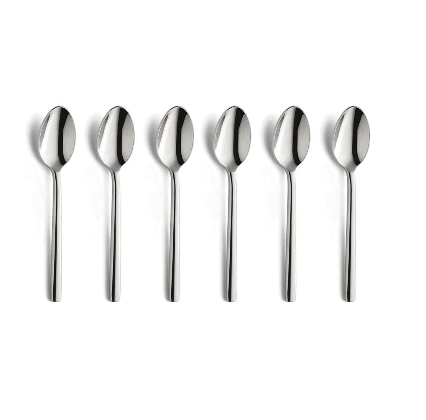 Colorado Coffee Spoon Set - 6 Persons - 6-Piece - Silver Colored