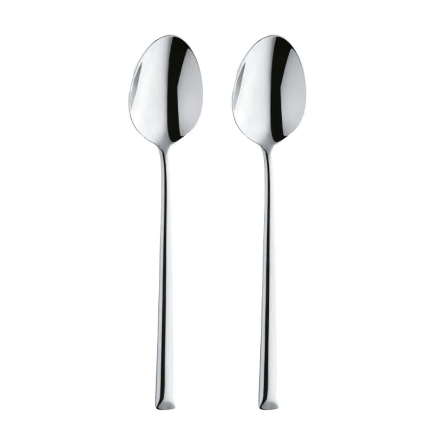 Metropole Table Spoon Set - 2 Persons - 2-piece - Silver Colored