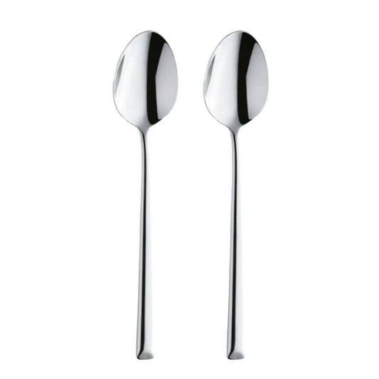 Metropole Table Spoon Set - 2 Persons - 2-piece - Silver Colored