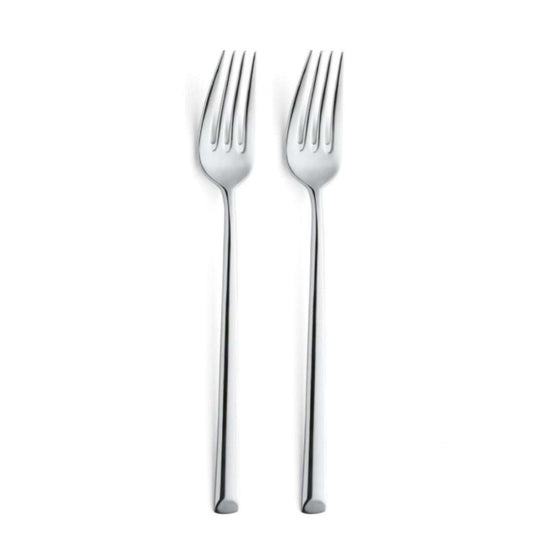 Metropole Table Fork Set - 2 Persons - 2-piece - Silver Colored