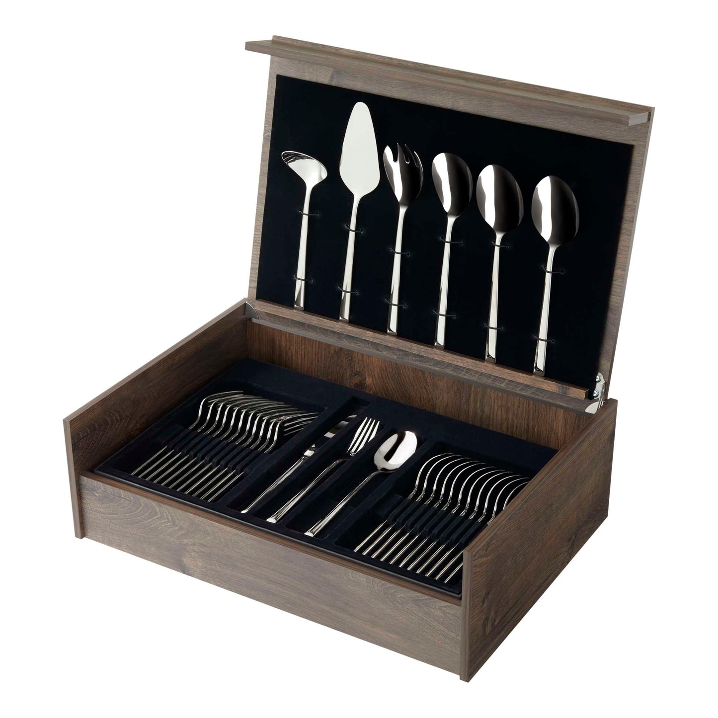 Martin Cutlery Set - 12 Persons - 78 Pieces - Silver Colored