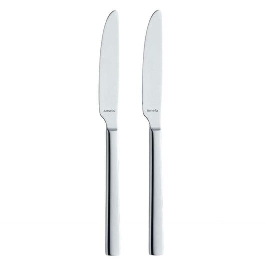 Martin Table Knife Set - 2 Persons - 2-piece - Silver Colored