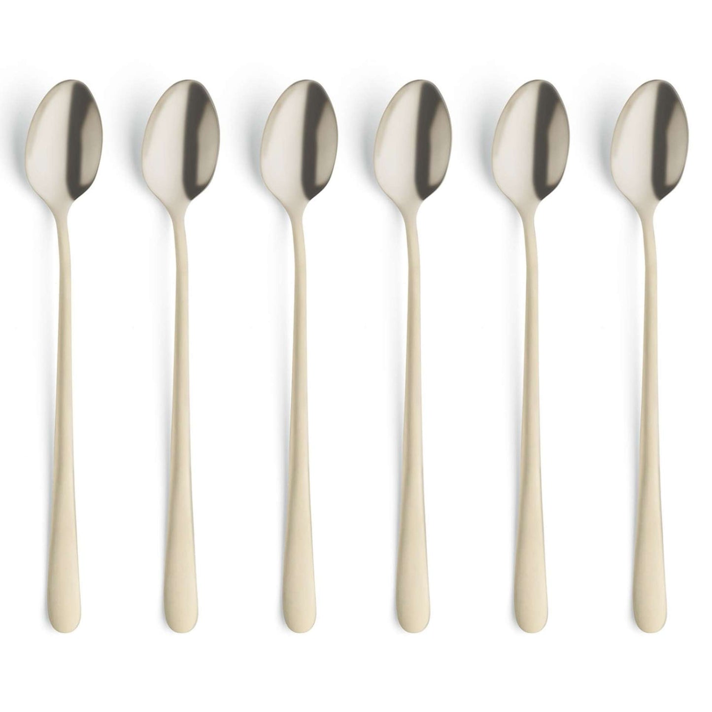 Austin Longdrink/Latte macchiato spoon set - 6 persons - 6-piece - Champagne