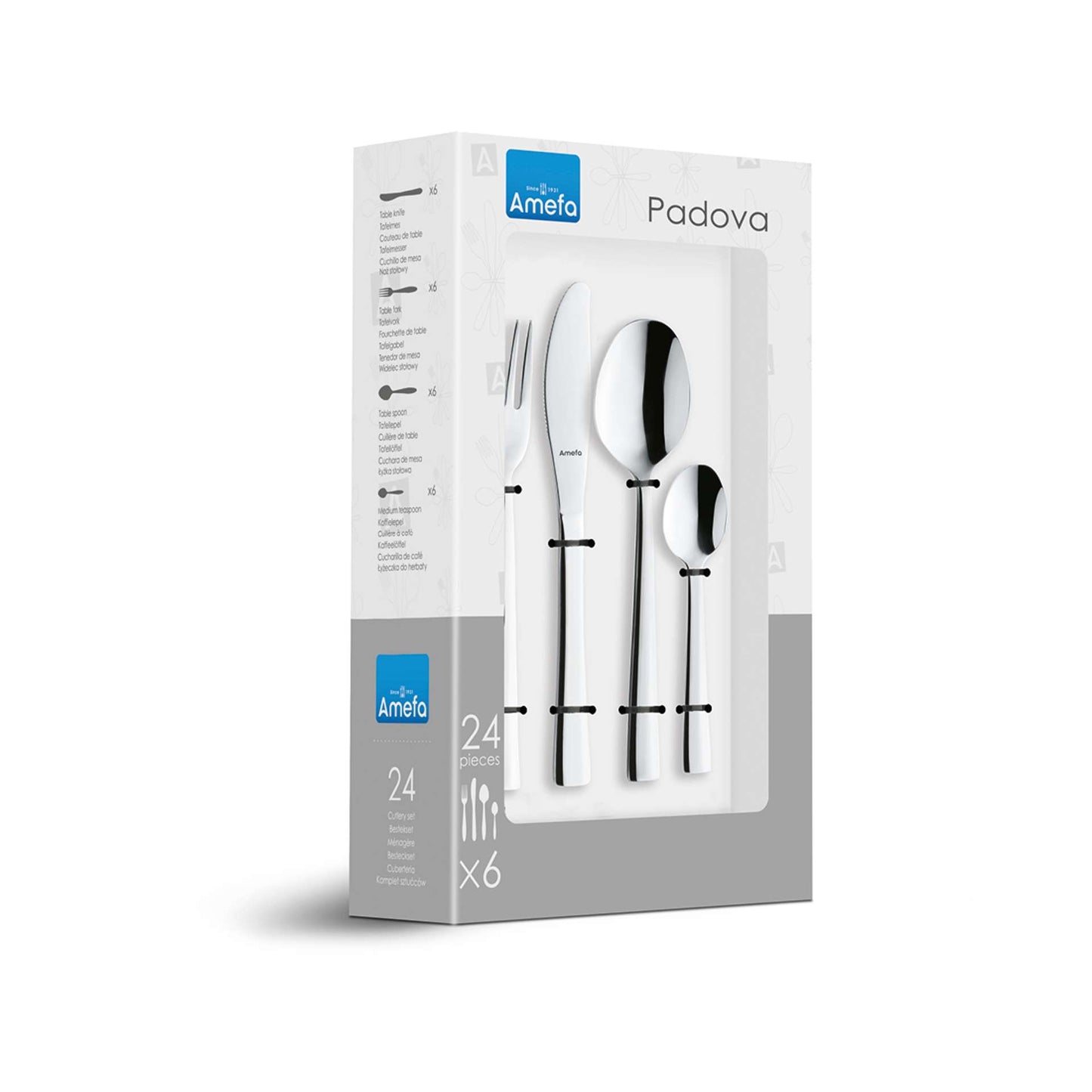Bestekset - 24-delig - 6 Personen - Padova