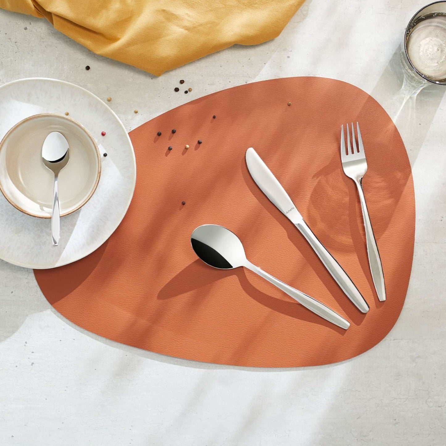 Florence Cutlery Set - 12 Persons - 78 Pieces - Silver Colored