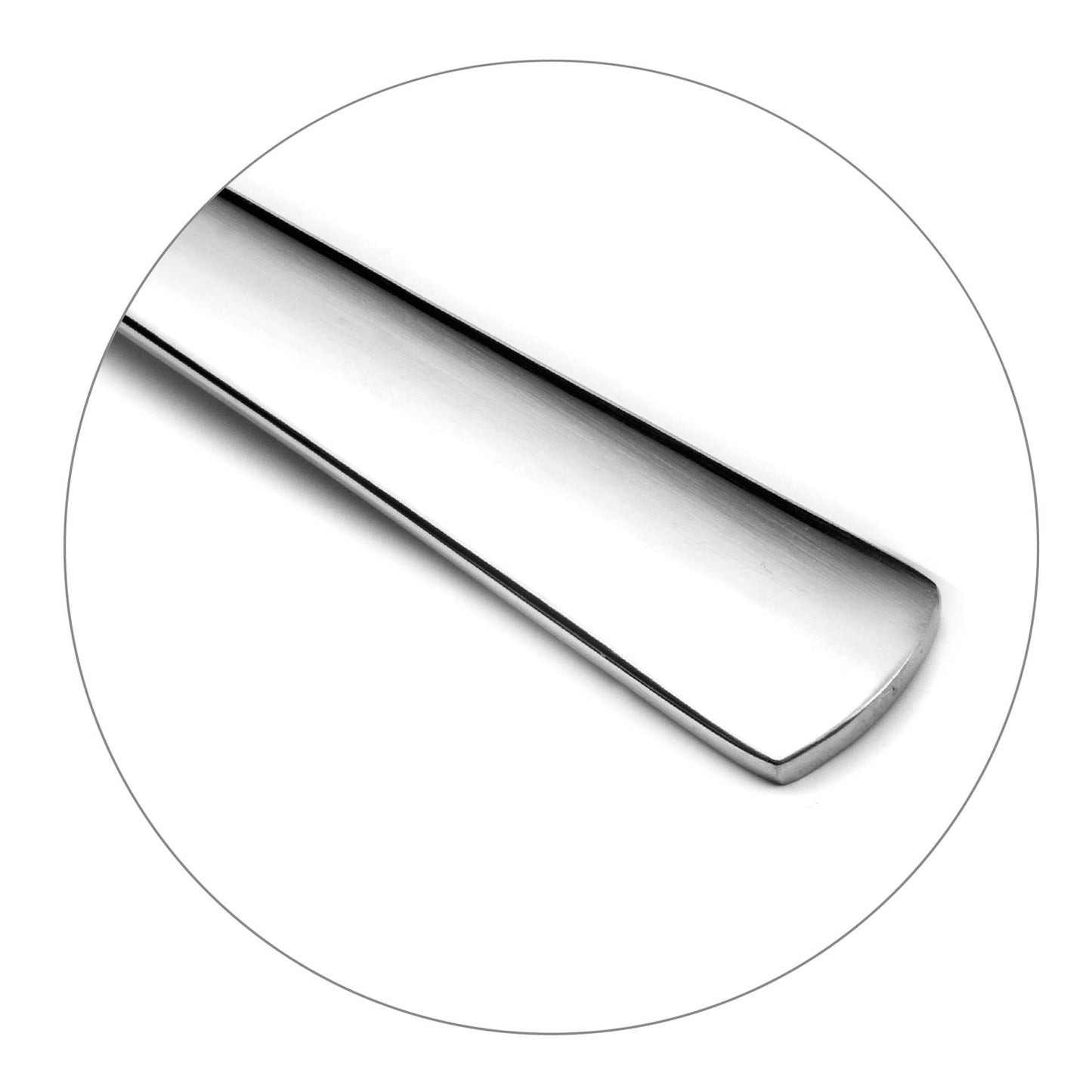 Moderno Pastry Fork Set - 4 Persons - 4-Piece - Silver Colored