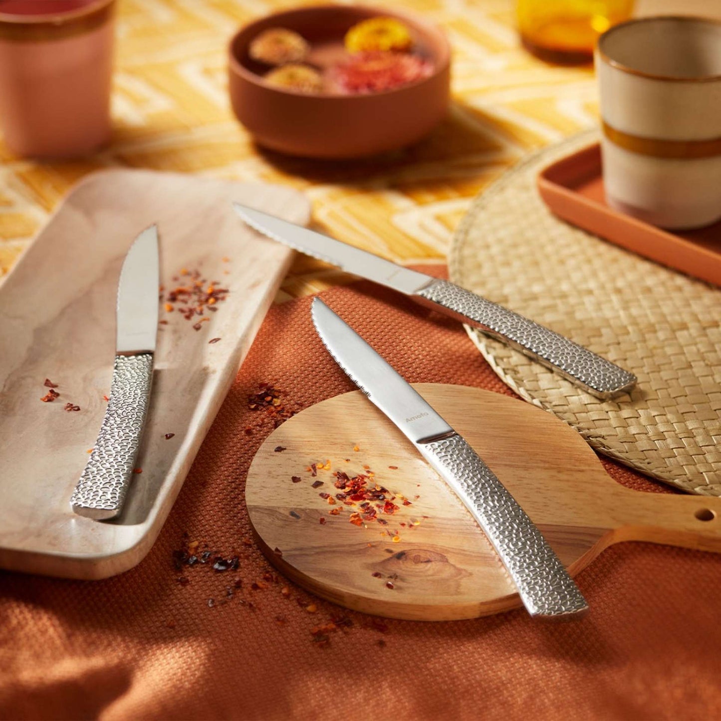 Steakmessen set - 3-delig - 3 Personen - Bongo