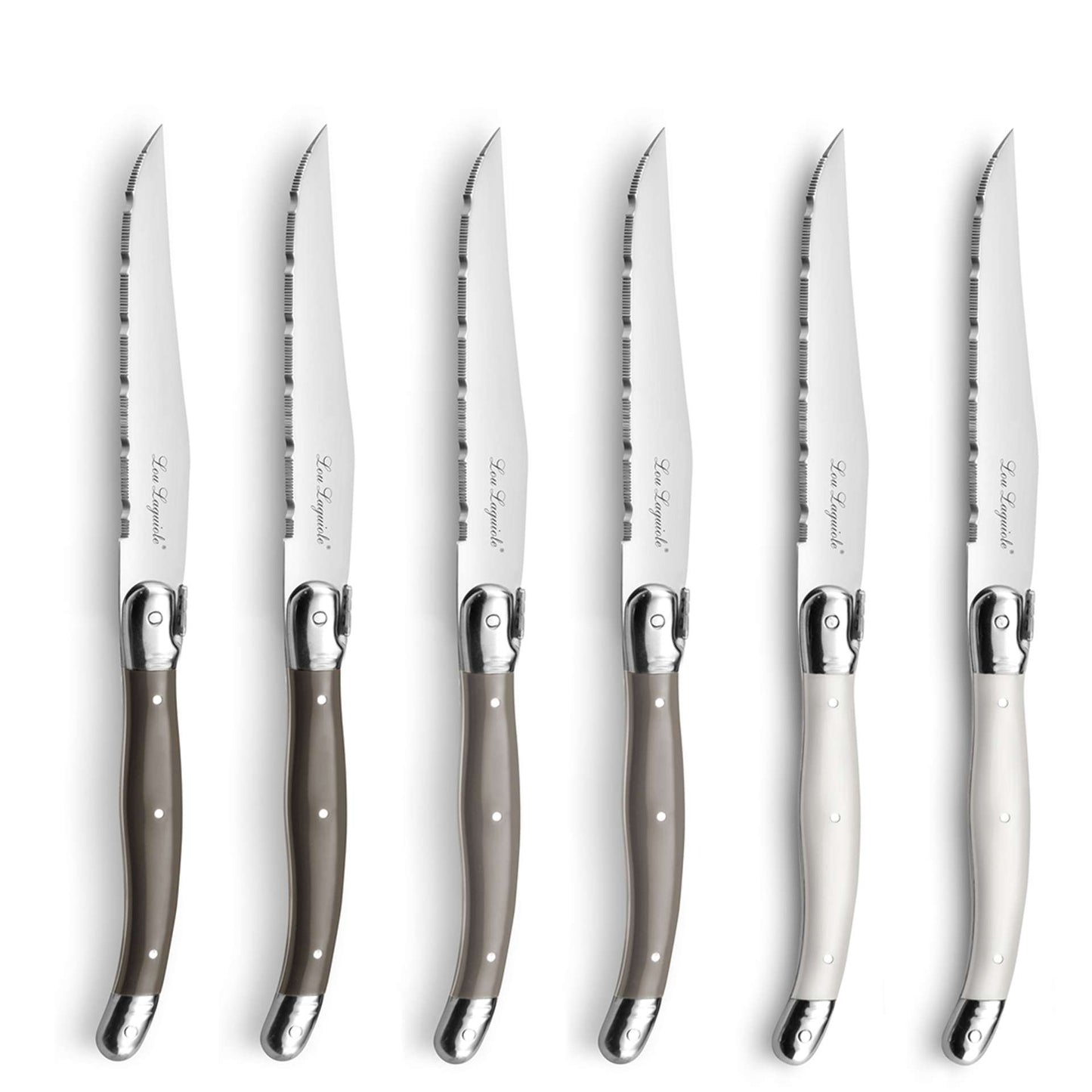Tradition Steak Knife Set - 6 Piece - Silver Colored