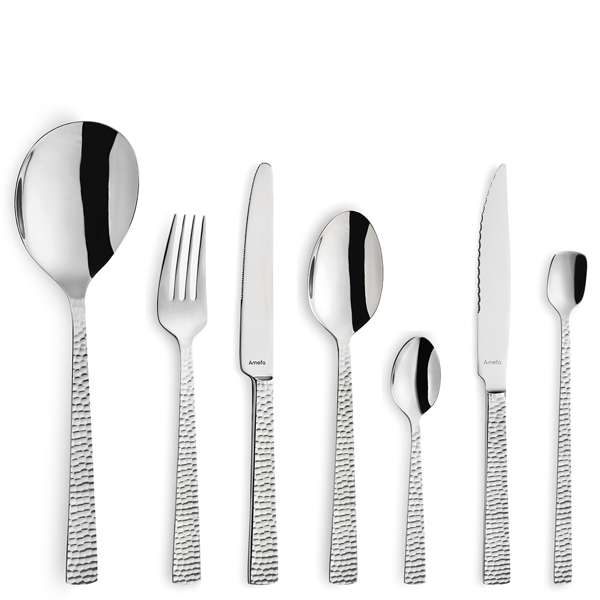 Felicity Cutlery Set - 6 Persons - 42 Pieces - Silver Colored