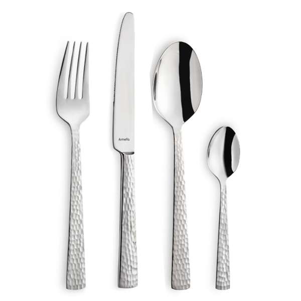 Felicity Cutlery Set - 6 Persons - 24 Pieces - Silver Colored
