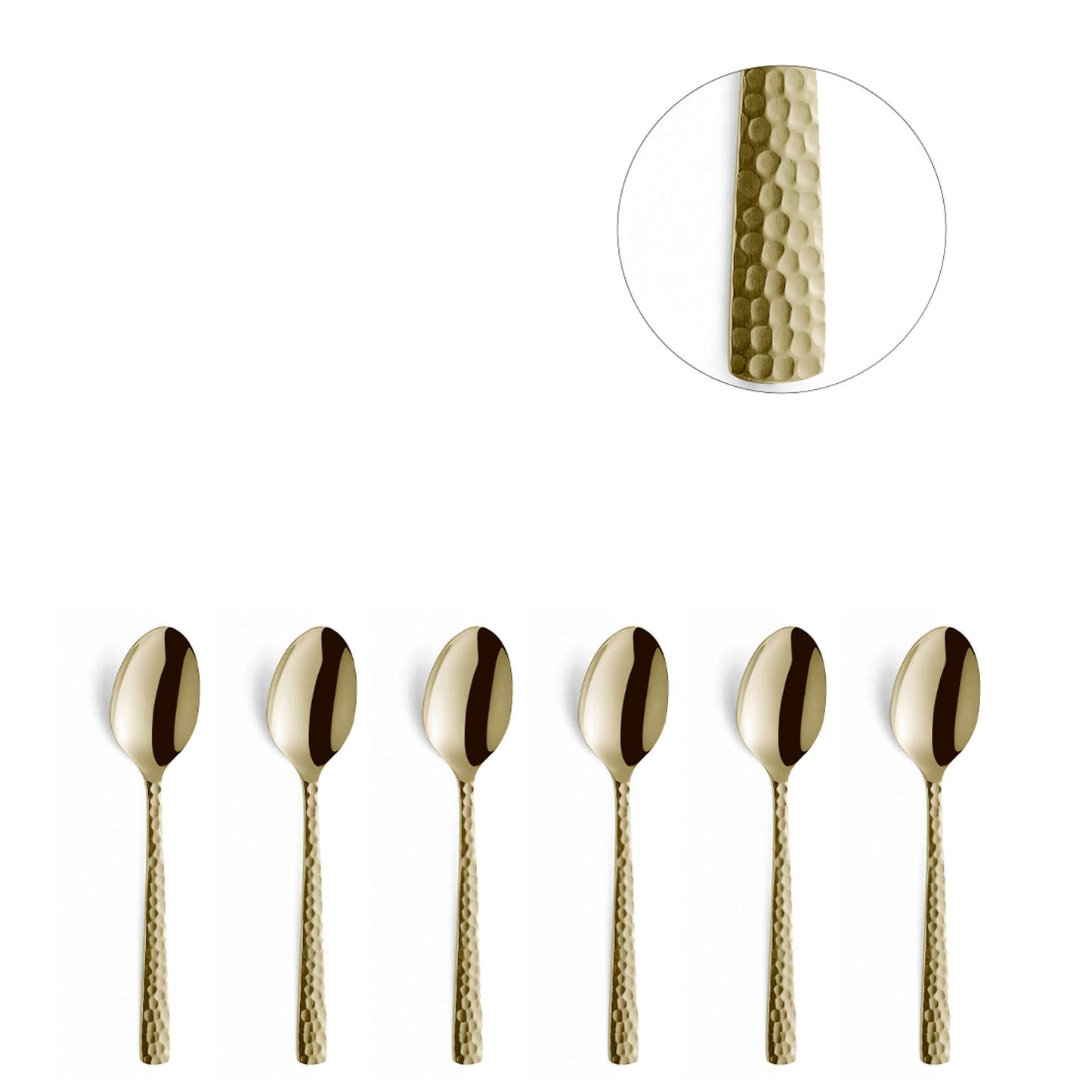 Mocca-/Espressolepels set - 6-delig - 6 Personen - Felicity