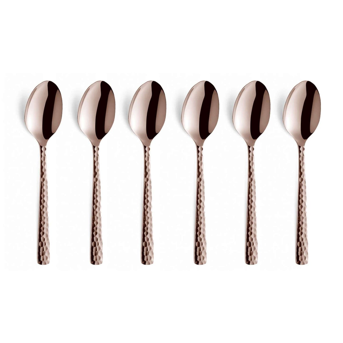 Felicity Mocca/Espresso spoon set - 6 Persons - 6-piece - Rose Champagne