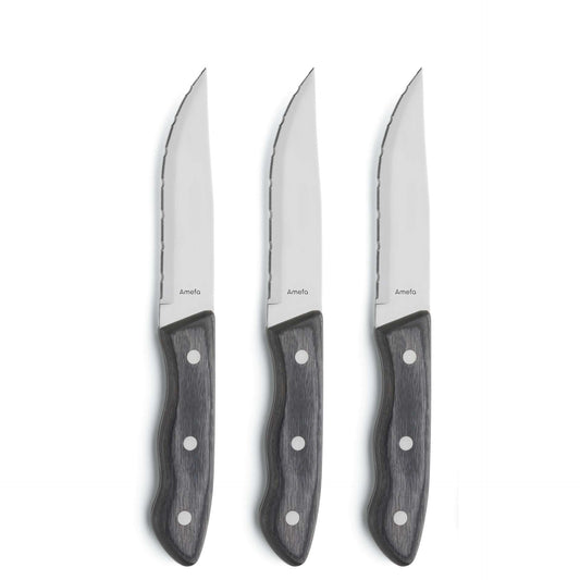Steakmessen set - 3-delig - 3 Personen - Hercule