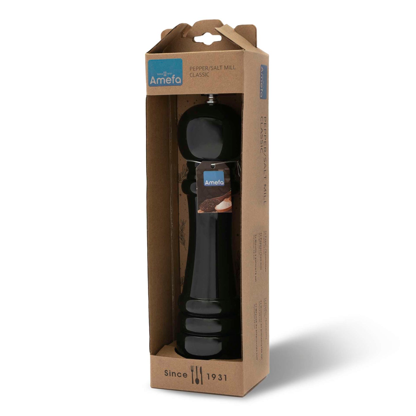 Zout- en pepermolen - 1-piece - Modern wood