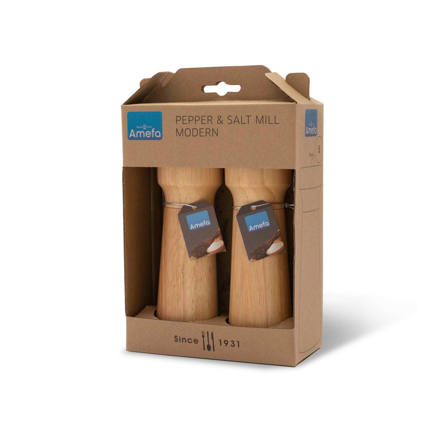 Zout- en Pepermolen Set - 2-delig - Modern wood