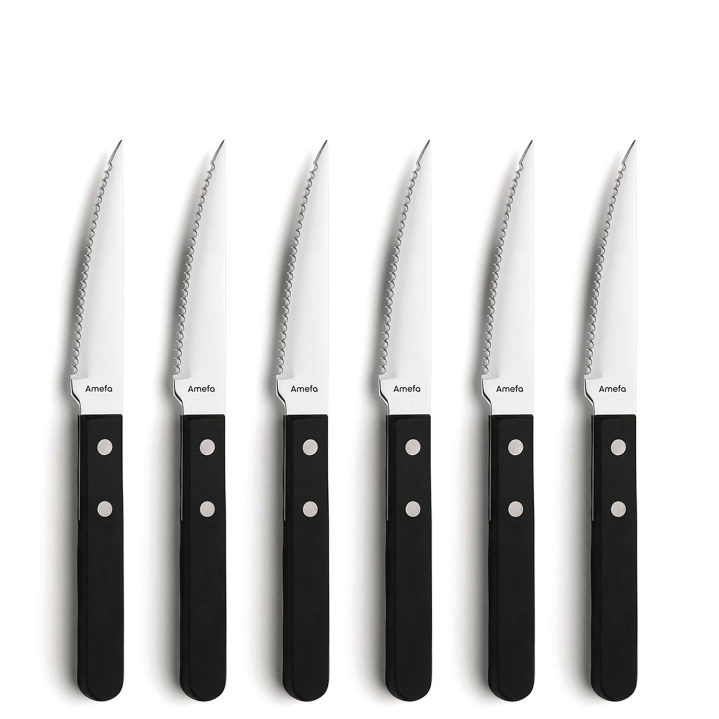 Steakmessen set - 6-delig - 6 Personen - Pizza