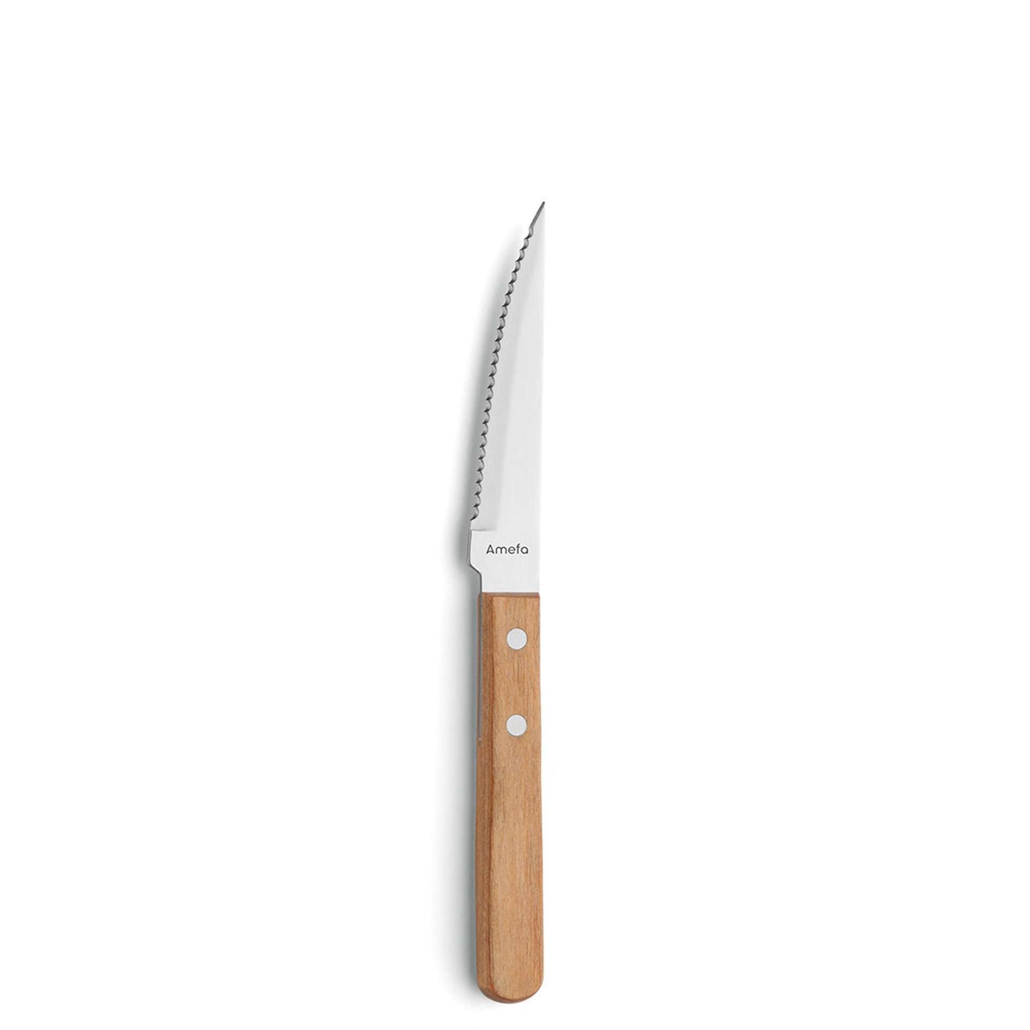 Pizza Steak Knives Set - 6 Persons - 6-Piece - Wood
