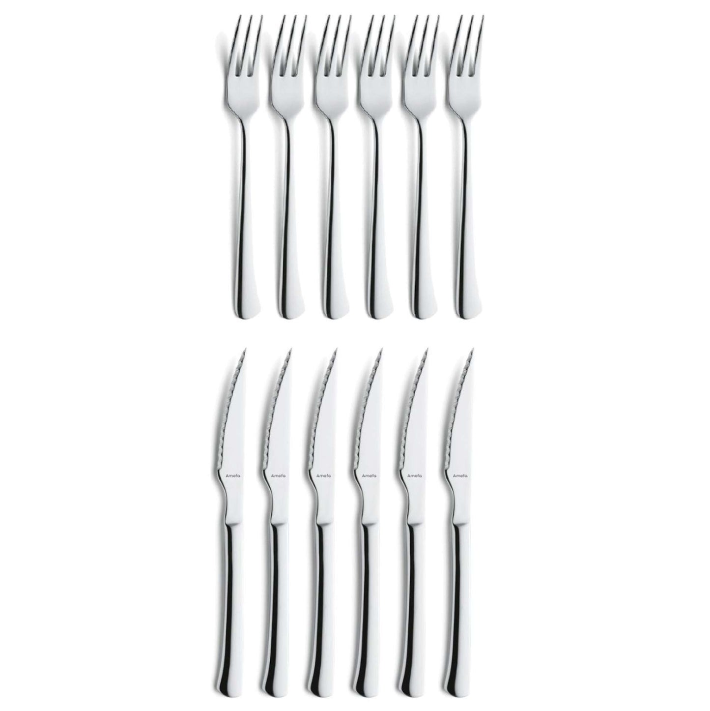 Steakbestek set - 12-delig - 6 Personen - Chuletero