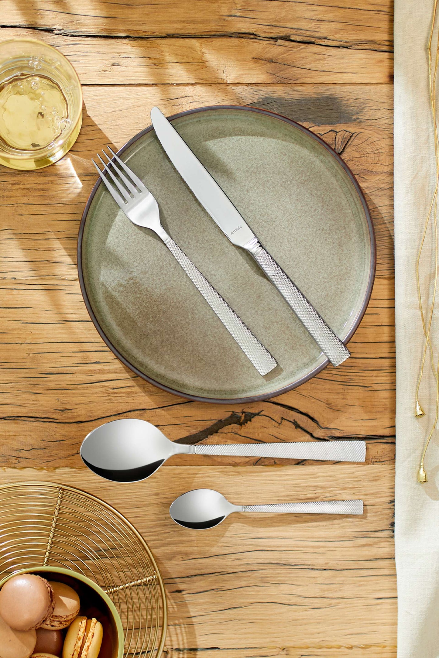 Tafelmessen Set - 2-delig - 2 Personen - Jewel