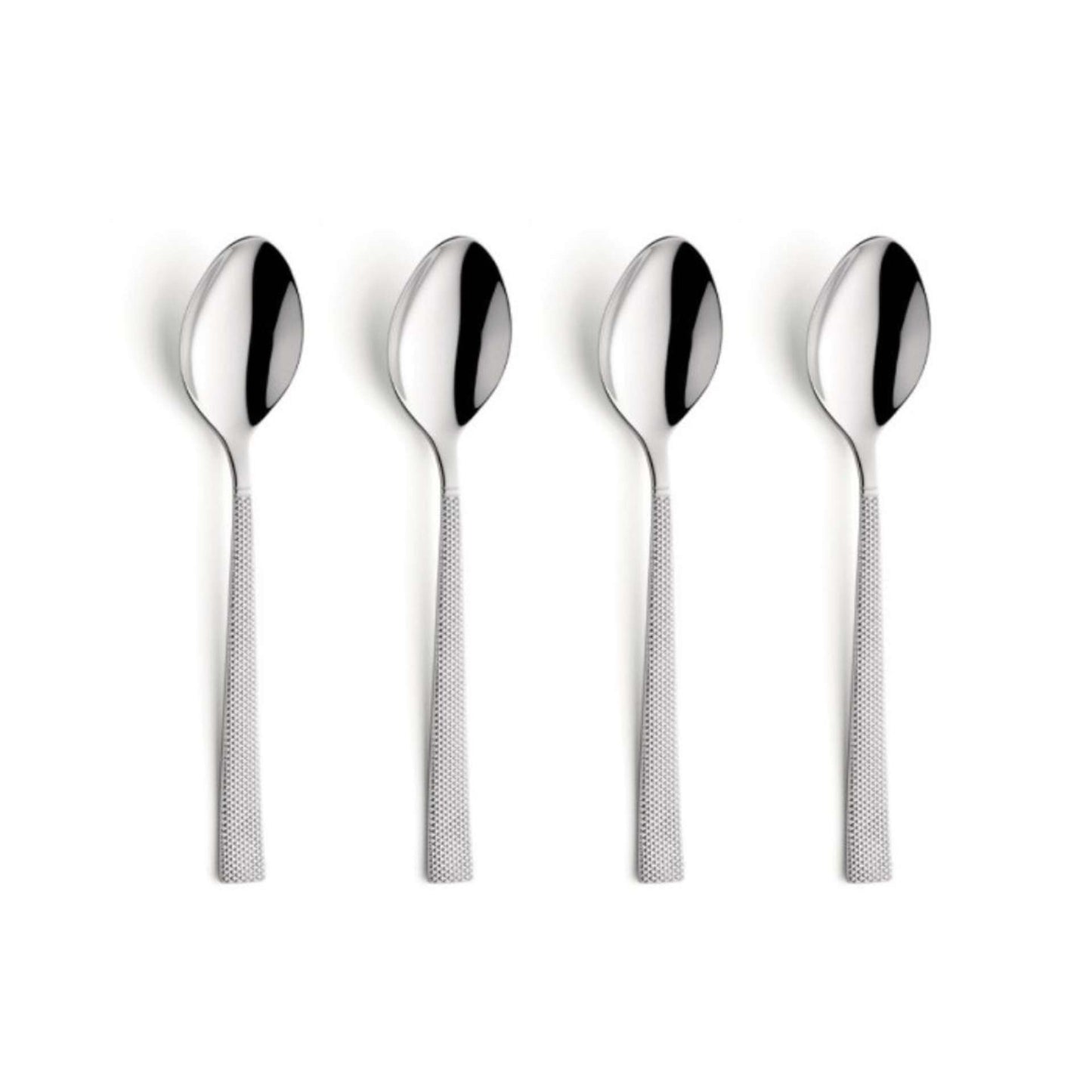 Jewel Coffee Spoon Set - 4 Persons - 4-Piece - Silver Colored