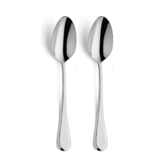 Drift Table Spoon Set - 2 Persons - 2-piece - Silver Colored