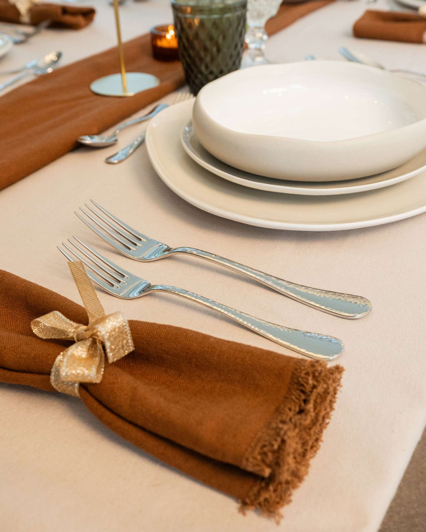 Sierra Cutlery Set - 6 Persons - 24 Pieces - Silver Colored