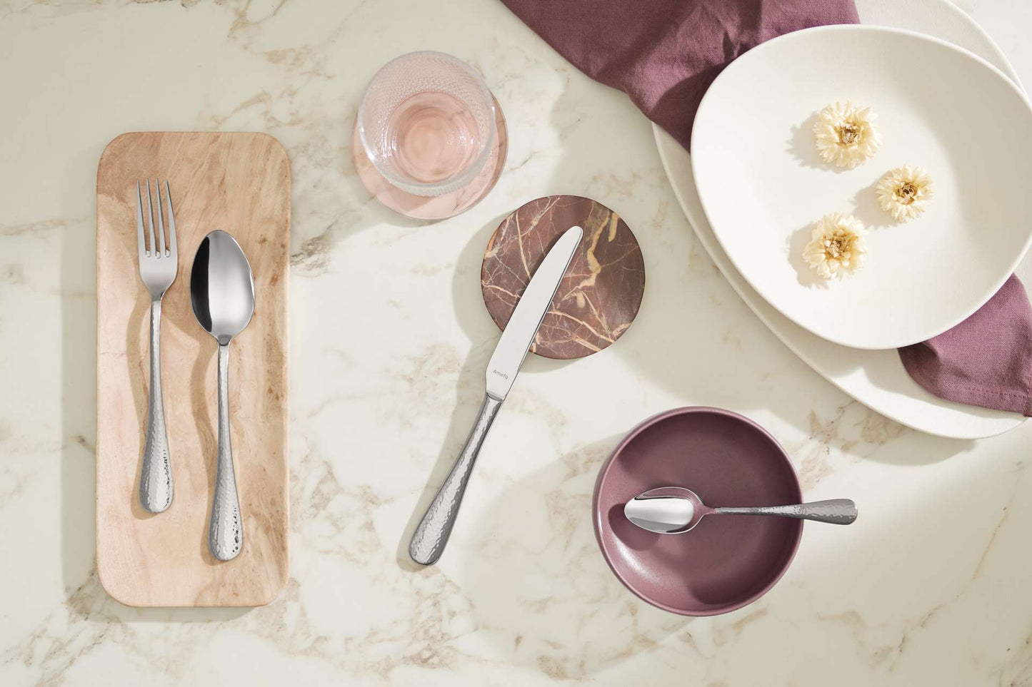 Sierra Dessert Fork Set - 2-Piece - Silver Colored