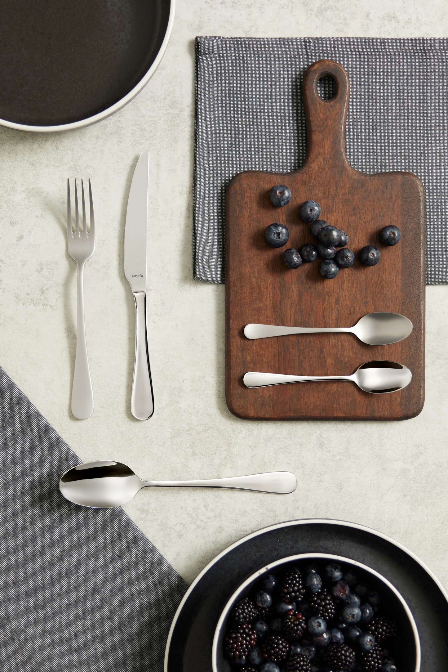 Venus Coffee Spoons Set - 6 Pieces - Silver Colored