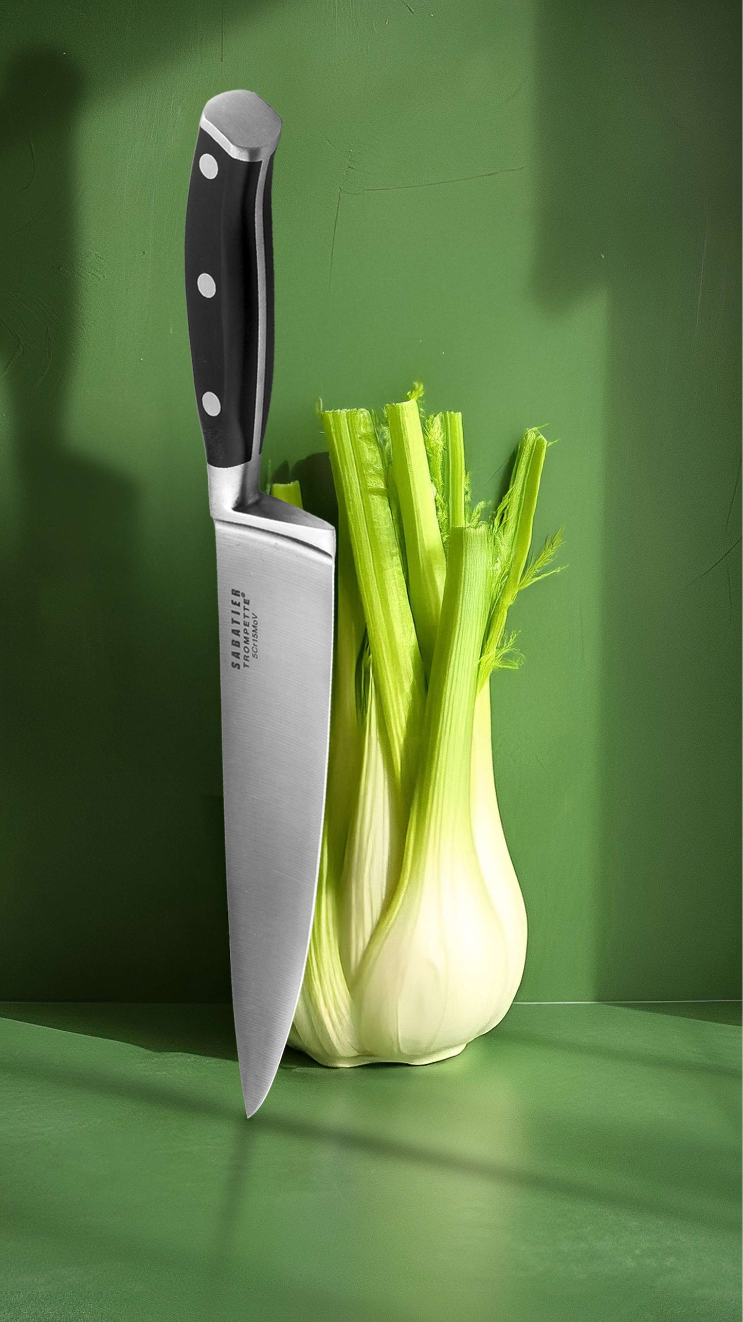 Vulcano Chef's Knife 6.5" - Black