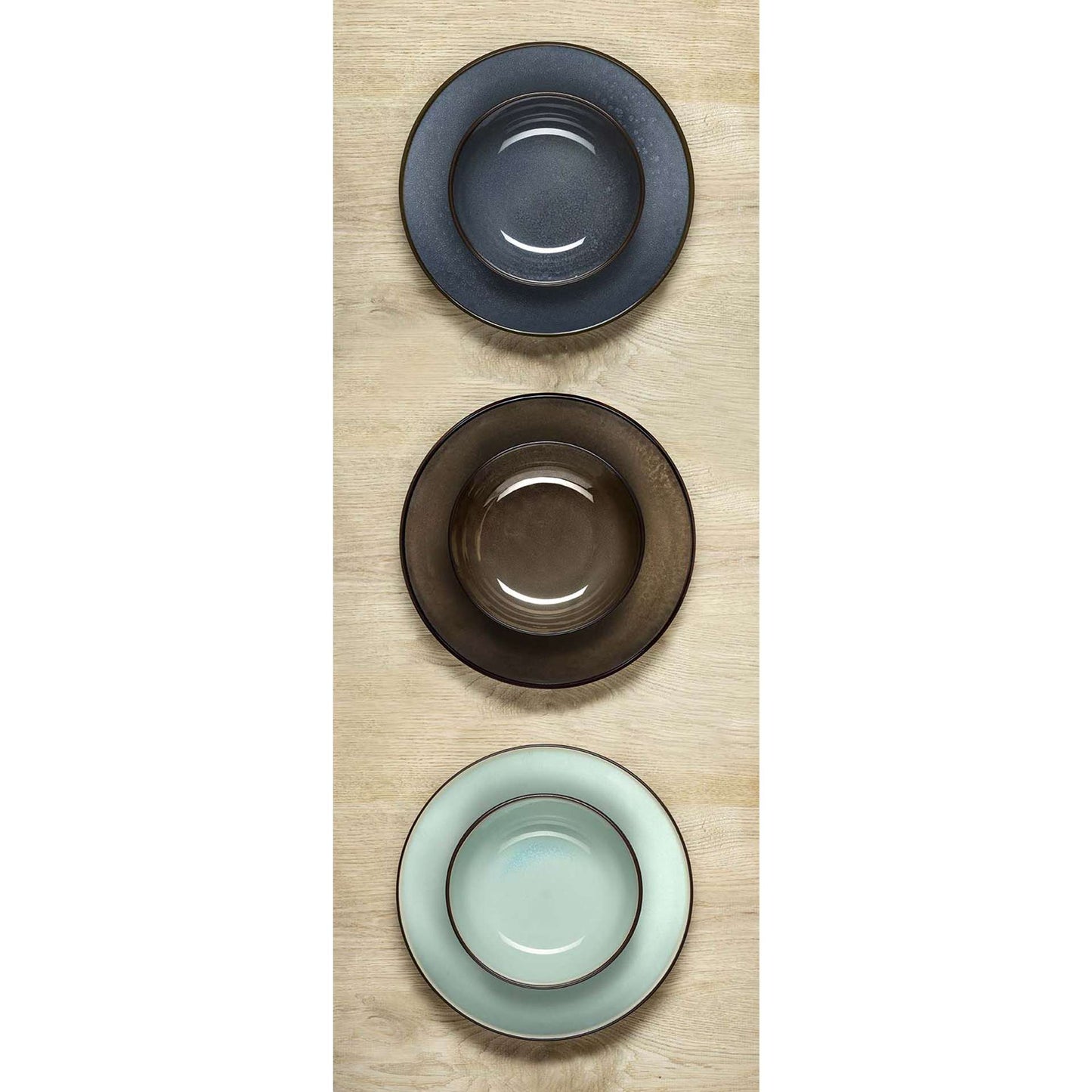 Dessertbord 21 cm (set van 6) - 6-delig - Feeling bronze