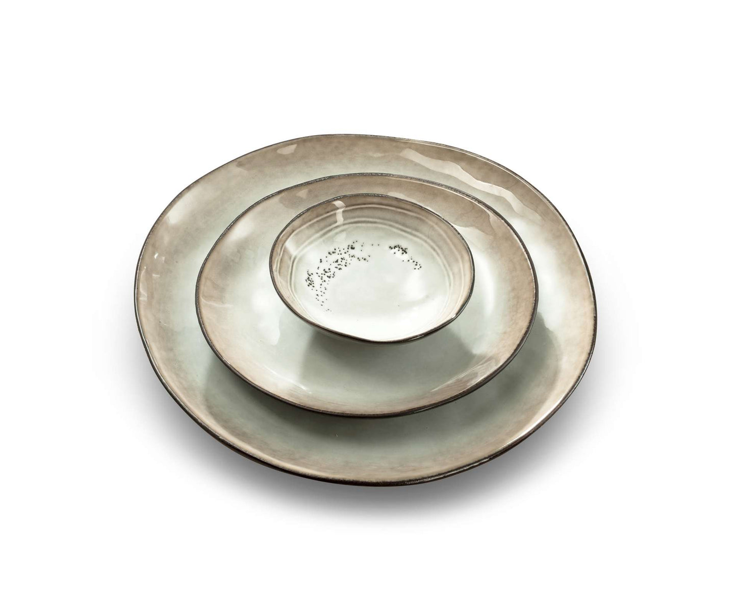 SHADOW NACRE - Dinerbord 28 cm (set van 6)