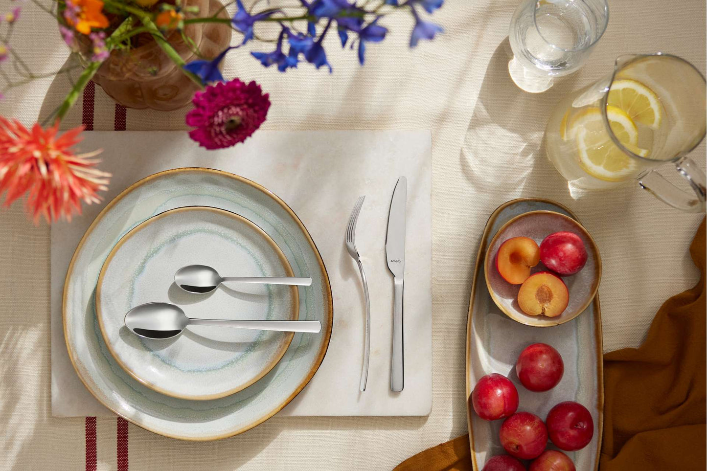 SHADOW AQUA - Dinerbord 28 cm (set van 6)
