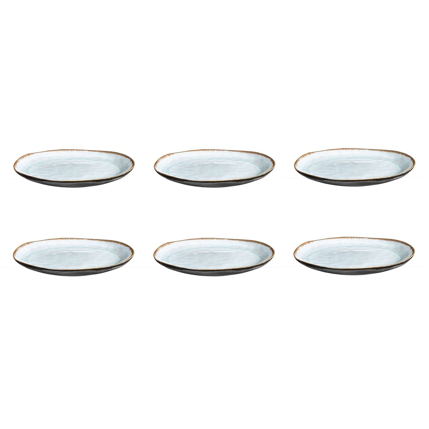 Dinerbord 28 cm (set van 6) - 6-delig - Shadow aqua