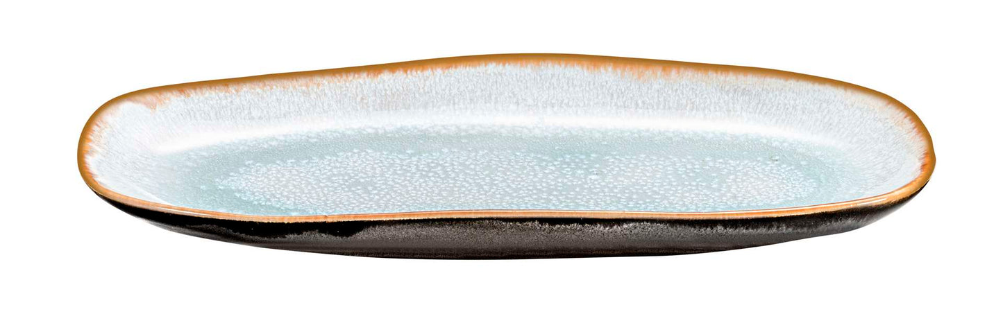 Kleine ovale schaal 23 x 11 cm - 6-delig - Shadow aqua