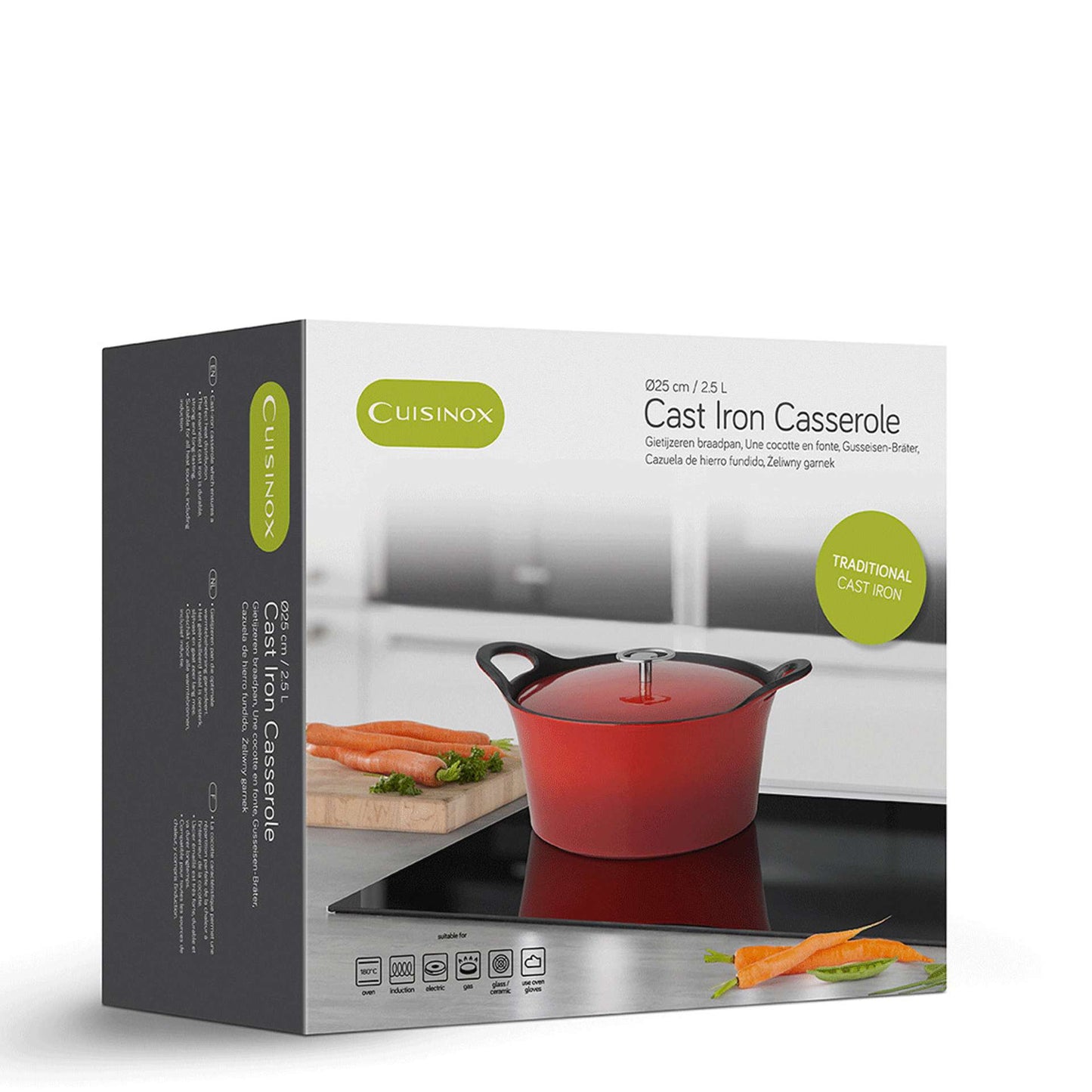 Gietijzeren braadpan - 1-delig - Volcan