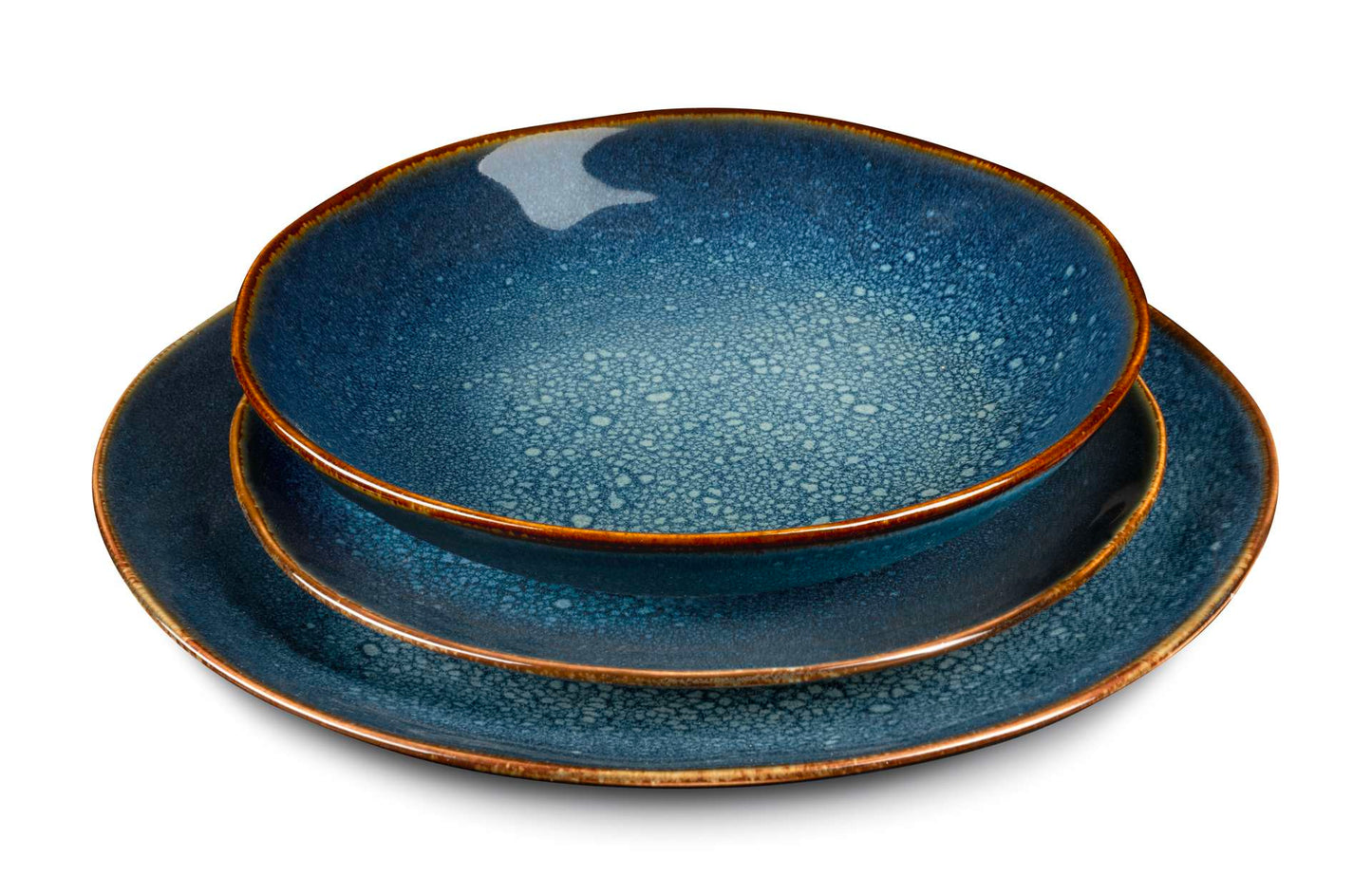 VERTIGO DENIM - Dessertbord 21 cm (set van 6)