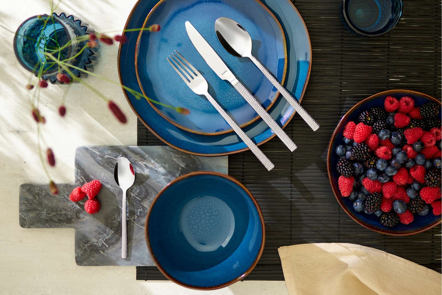 Dessertbord 21 cm (set van 6) - 6-delig - Vertigo denim