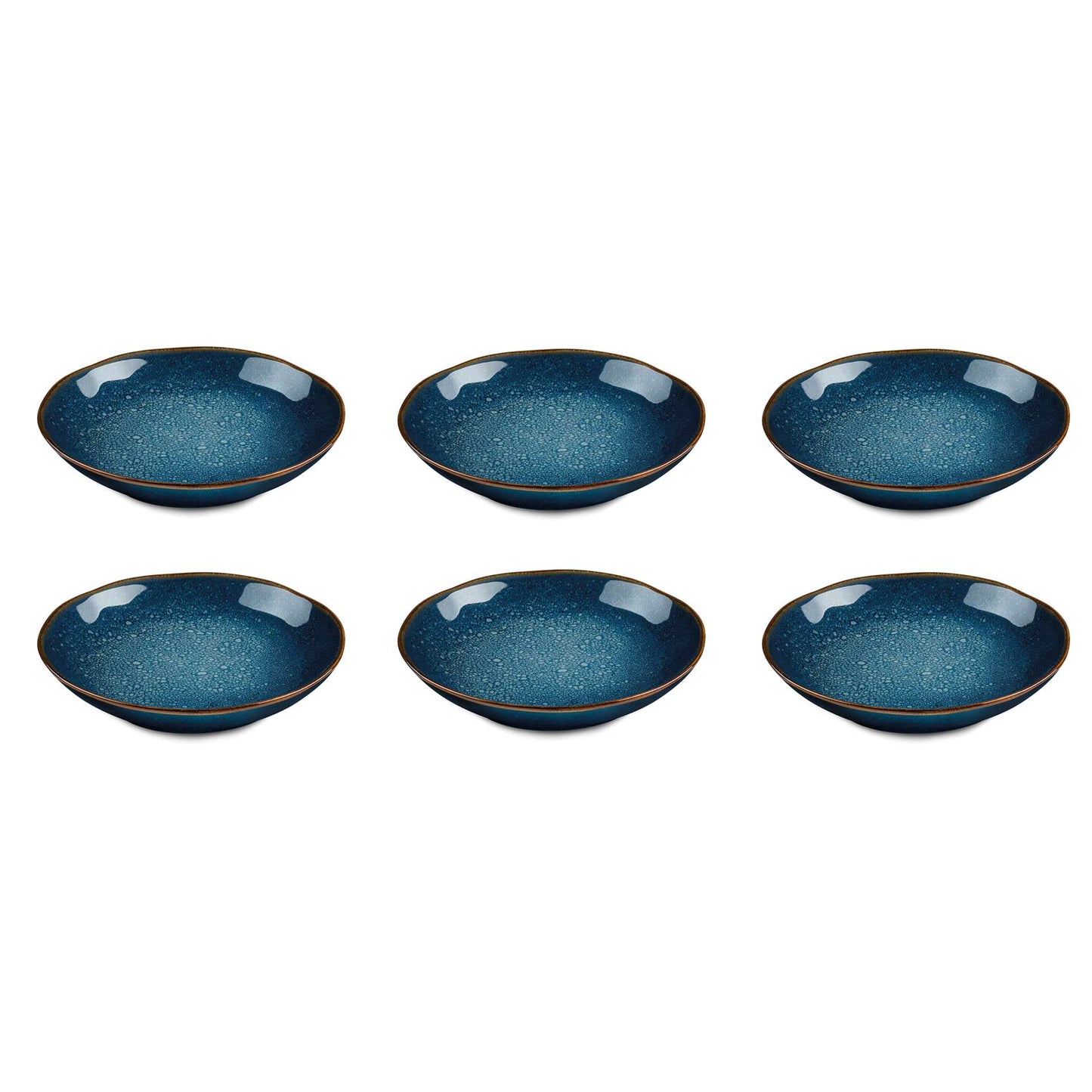 Salade- en pastabord 20.5 cm - 6-delig - Vertigo denim