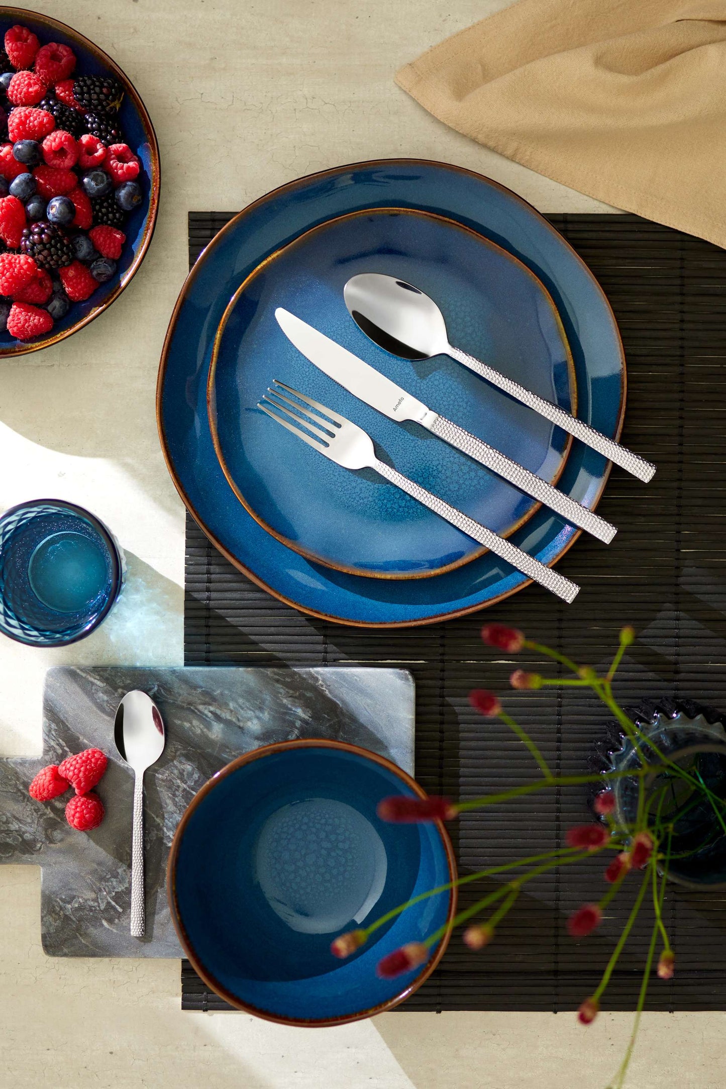VERTIGO DENIM - Salade- en pastabord 20.5 cm
