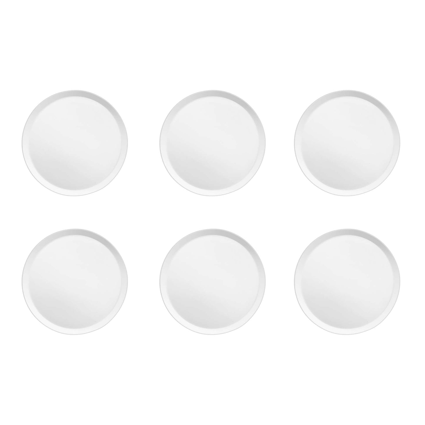 YAKA WHITE - Dessertbord 21,5 cm (set van 6)