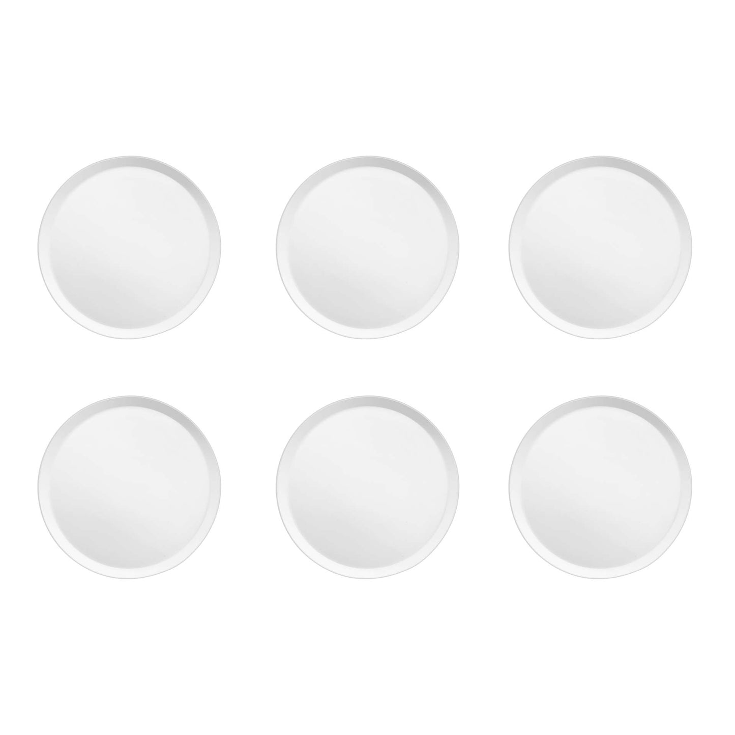 YAKA WHITE - Dessertbord 21,5 cm (set van 6)