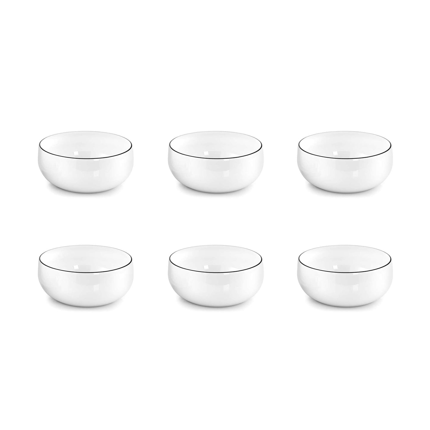 Kom 13 cm - 6-delig - Yaka black