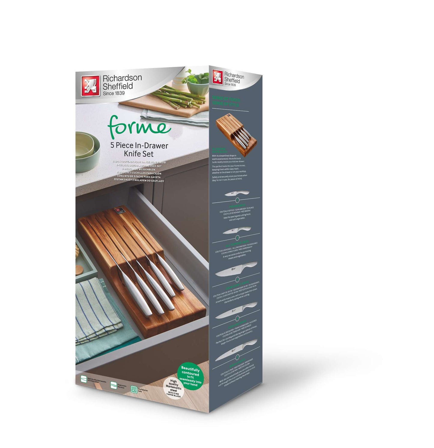 Messenset - 5-delig - Forme