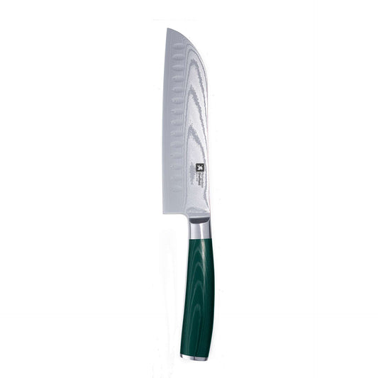Midori Santokumes 7" - 1-piece - Dark green