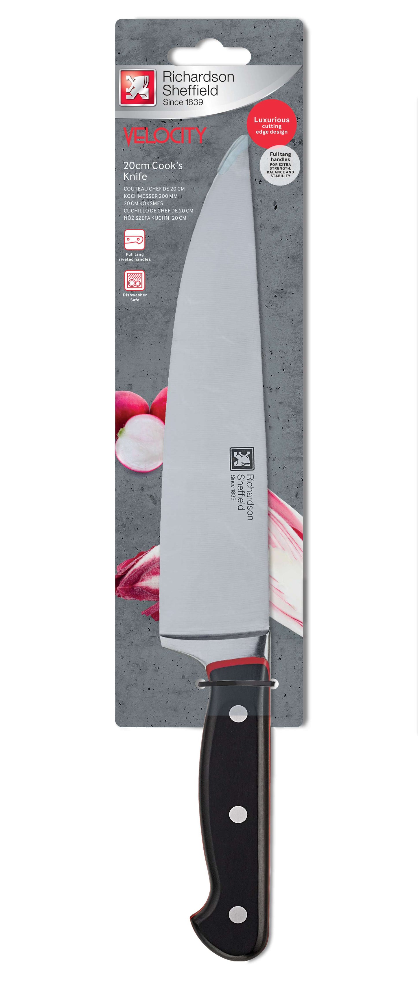 Koksmes 8" - 1-delig - 1 Persoon - Velocity