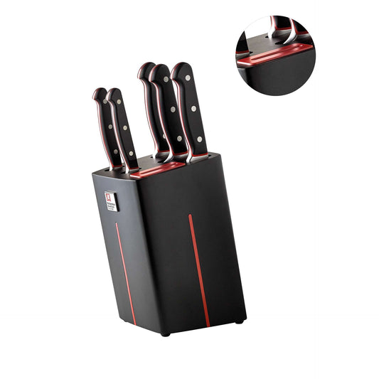 Velocity Knife Block - 5-piece - Black