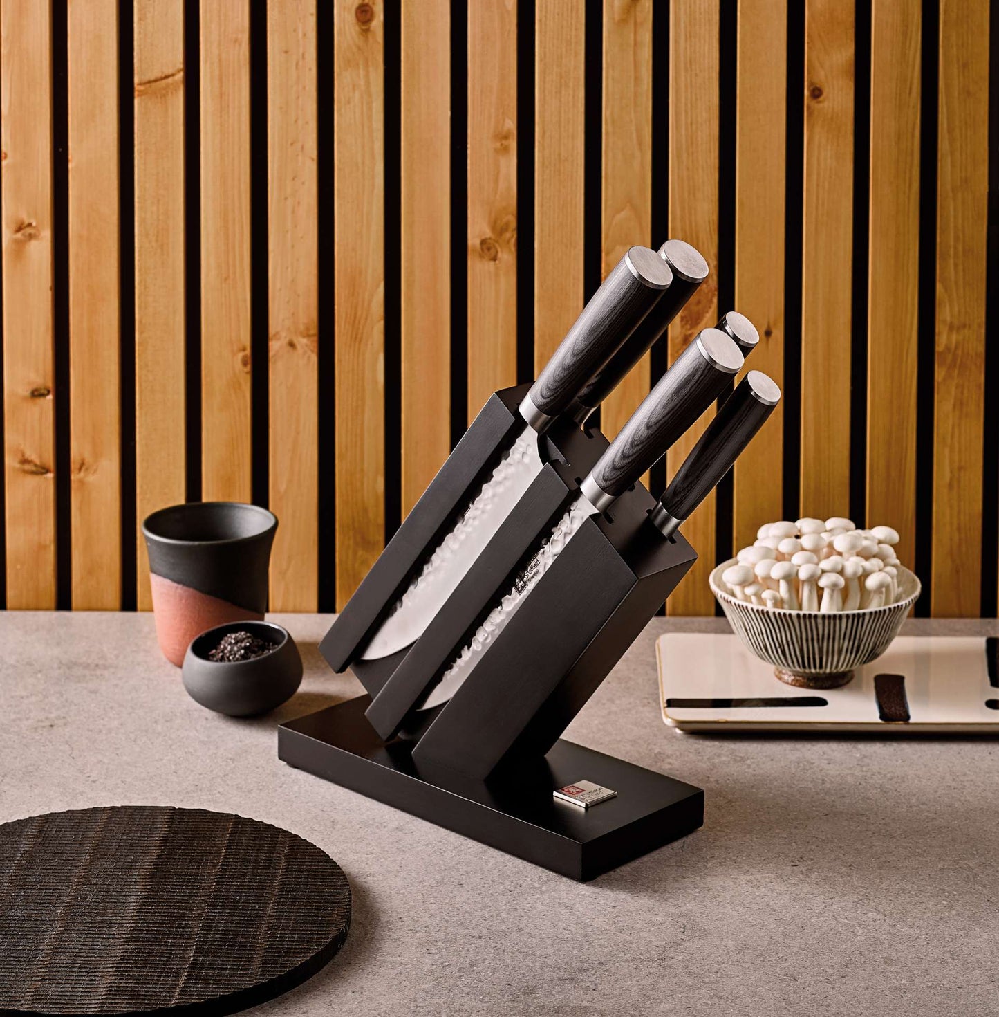 Uta Knife Block - 5-piece - Black