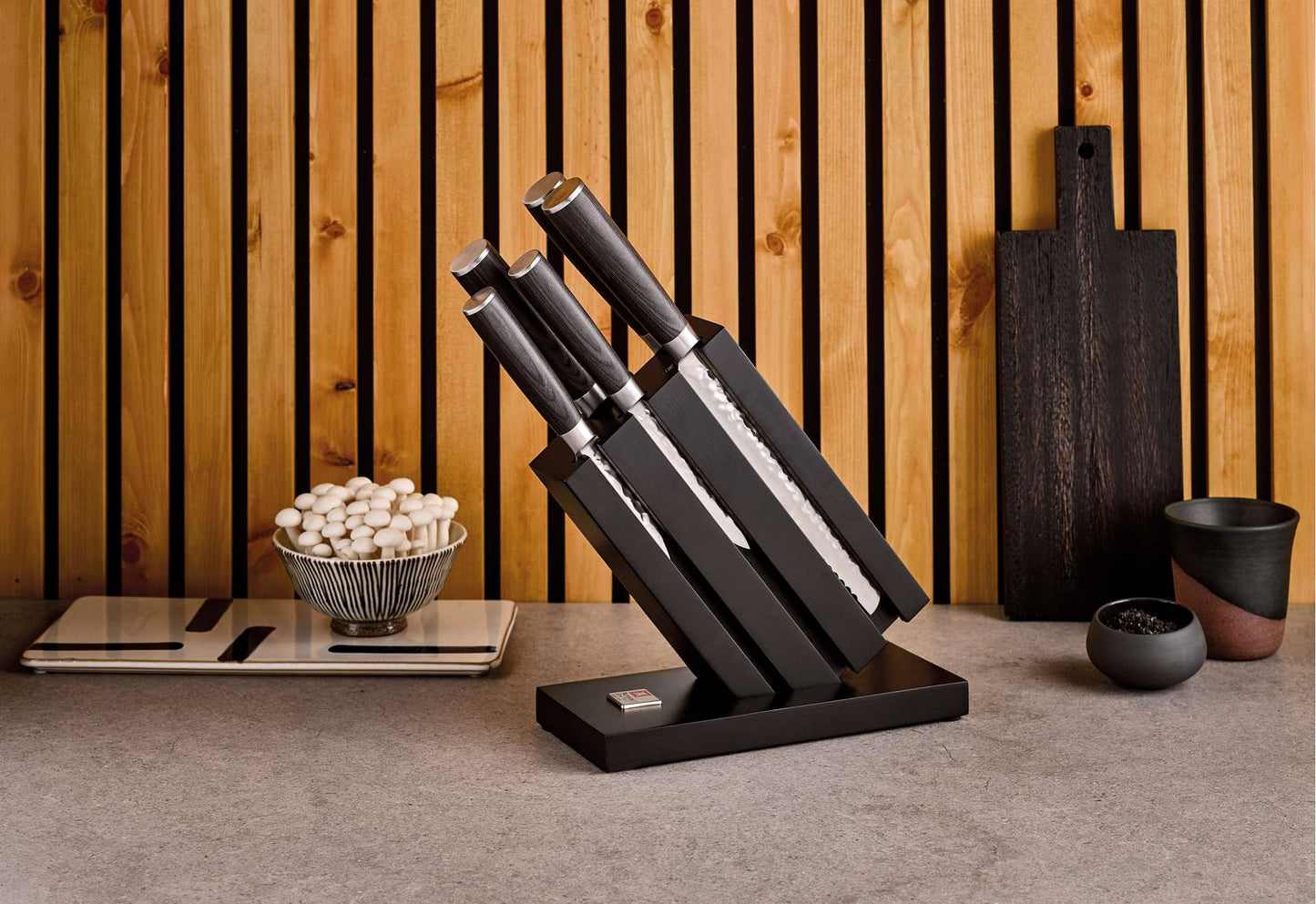 Uta Knife Block - 5-piece - Black