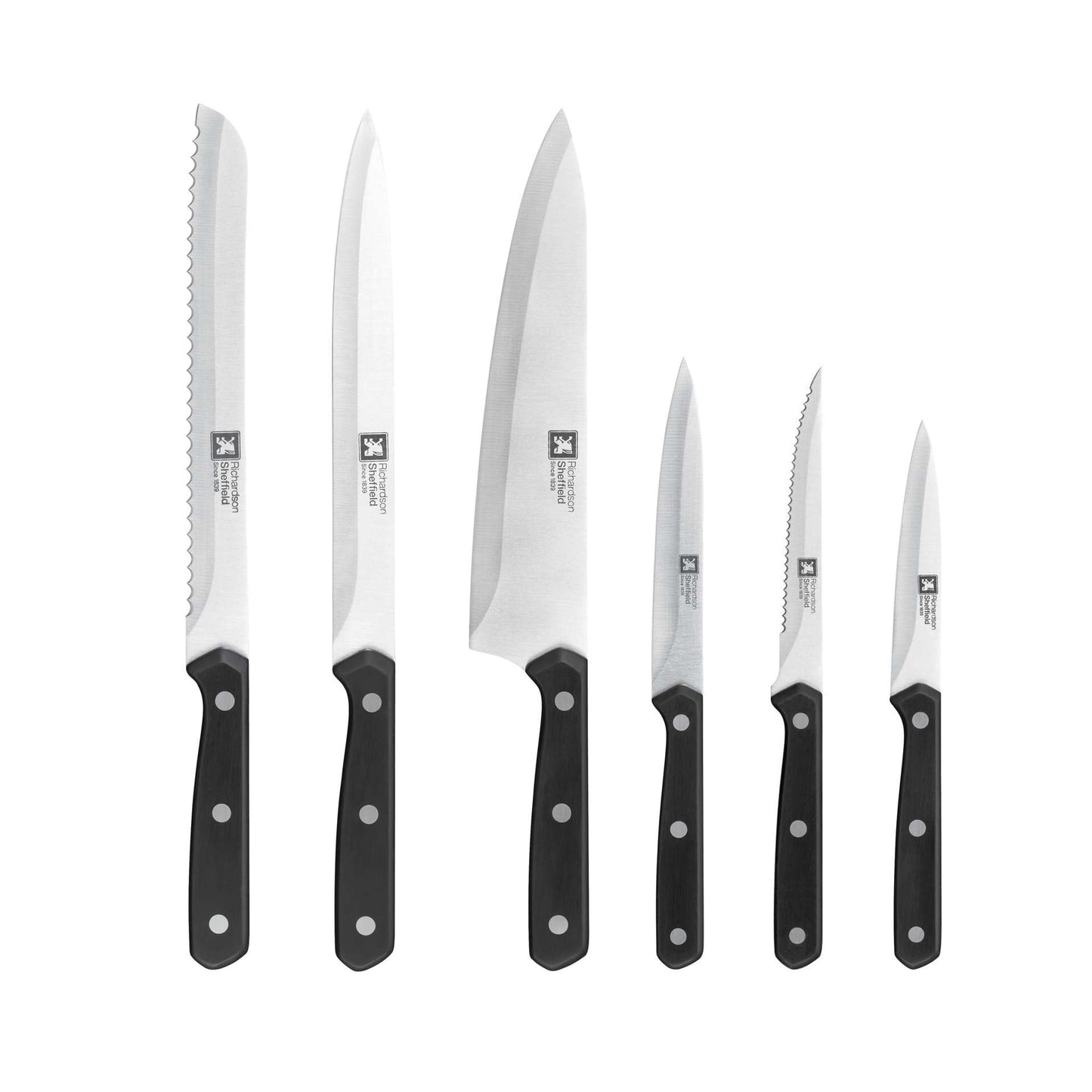 Cucina Knife Block - 6-piece - Black