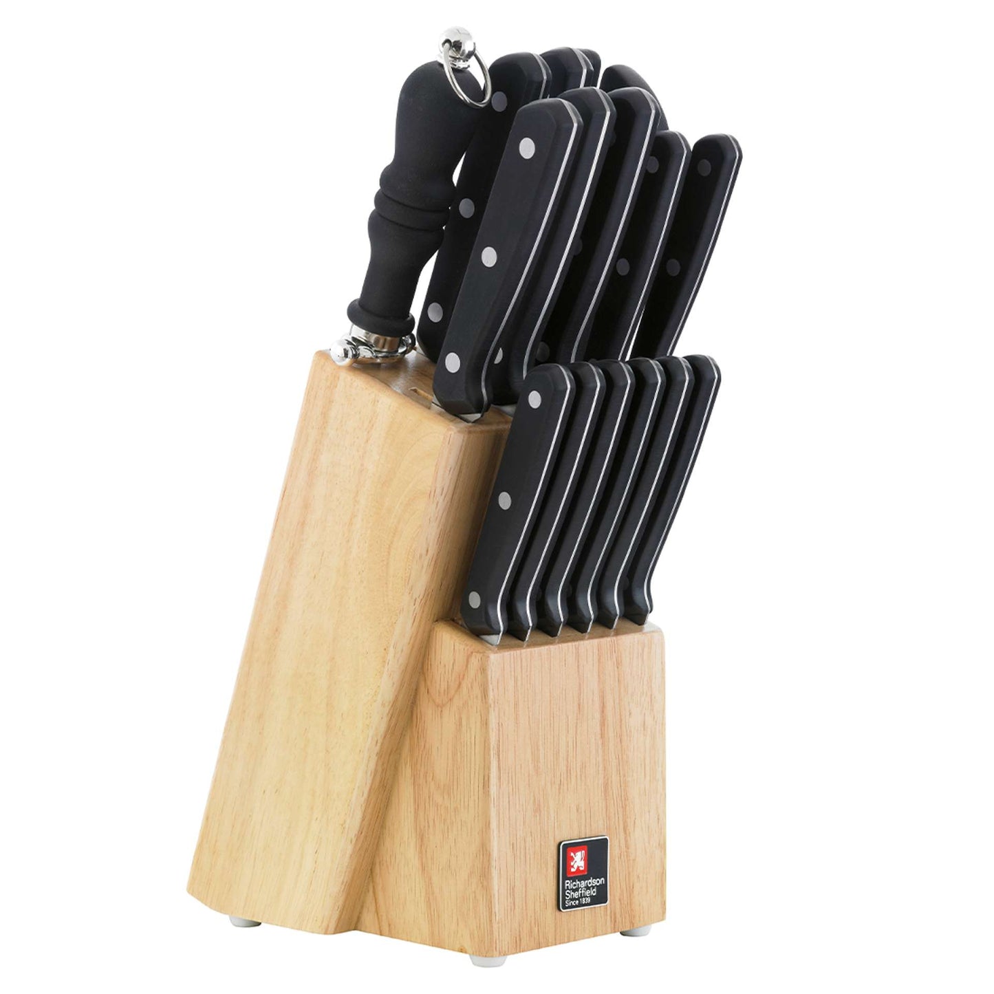 Cucina Knife Block - 15-piece - Black